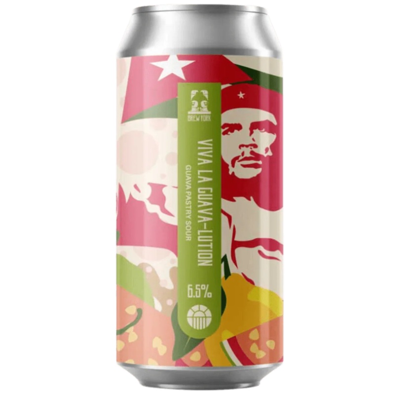 Brew York Viva La Guava-lution Guava Pastry Sour 440ml (6.5%)