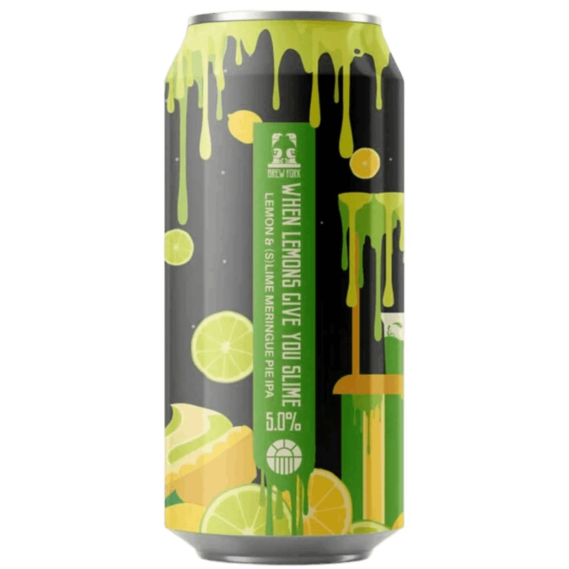 Brew York When Lemons Give You SLIME Lemon & (S)lime Meringue Milkshake IPA 440ml (5%)