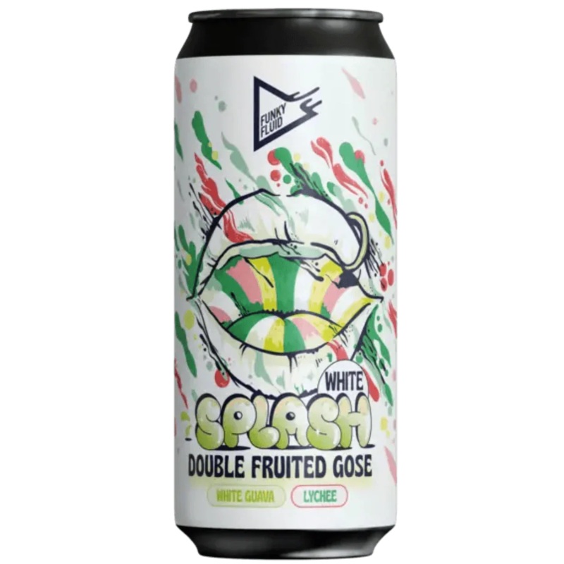 Funky Fluid Splash White Double Fruited Gose Sour 500ml (3.6%)