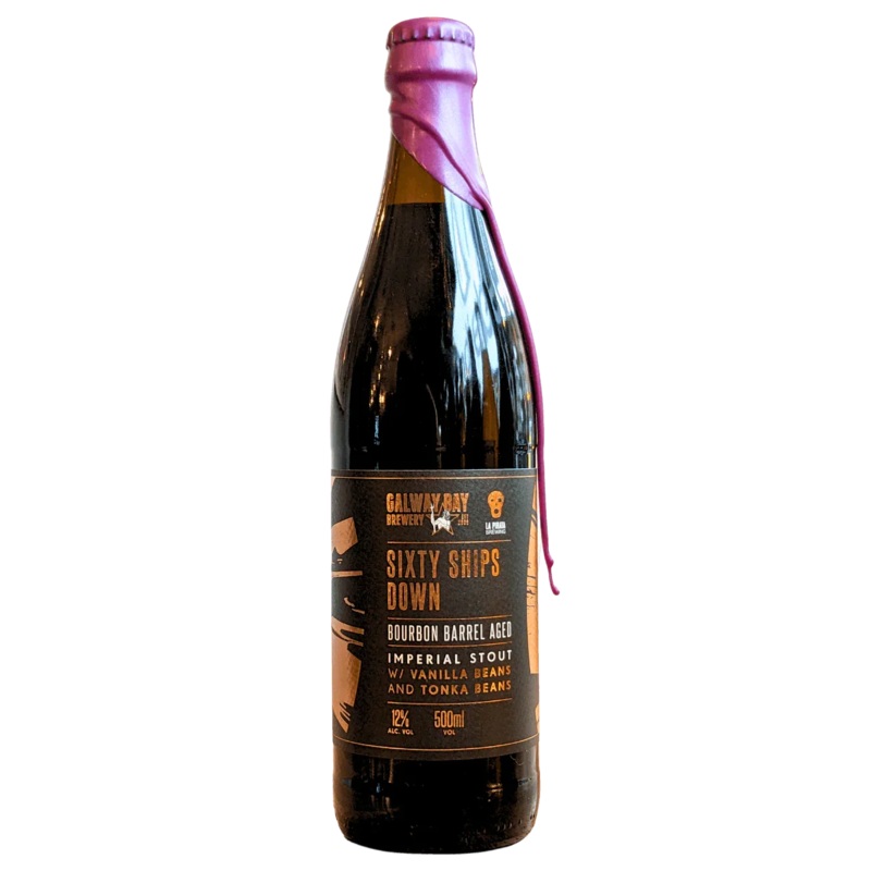 Galway Bay Sixty Ships Down Barrel Aged Stout 500ml (12%)