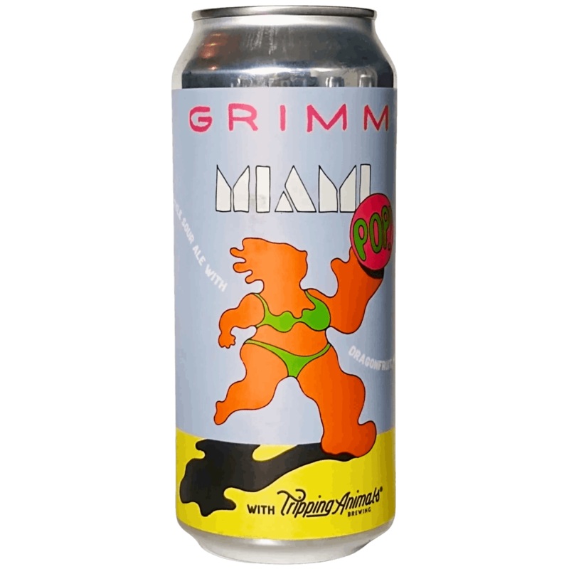 GRIMM x Trippin’ Animals Collab Miami Pop! Sour 473ml (5%)