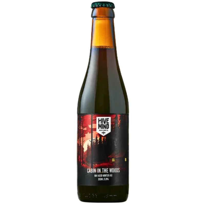 Hive Mind Cabin In The Woods Oak Aged Winter Ale 330ml (5.8%)
