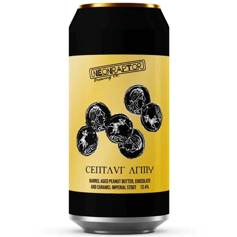 Neon Raptor BA Centaur Army 2023 – Peanut Butter, Chocolate & Caramel Imperial Stout 440ml (13.5%)