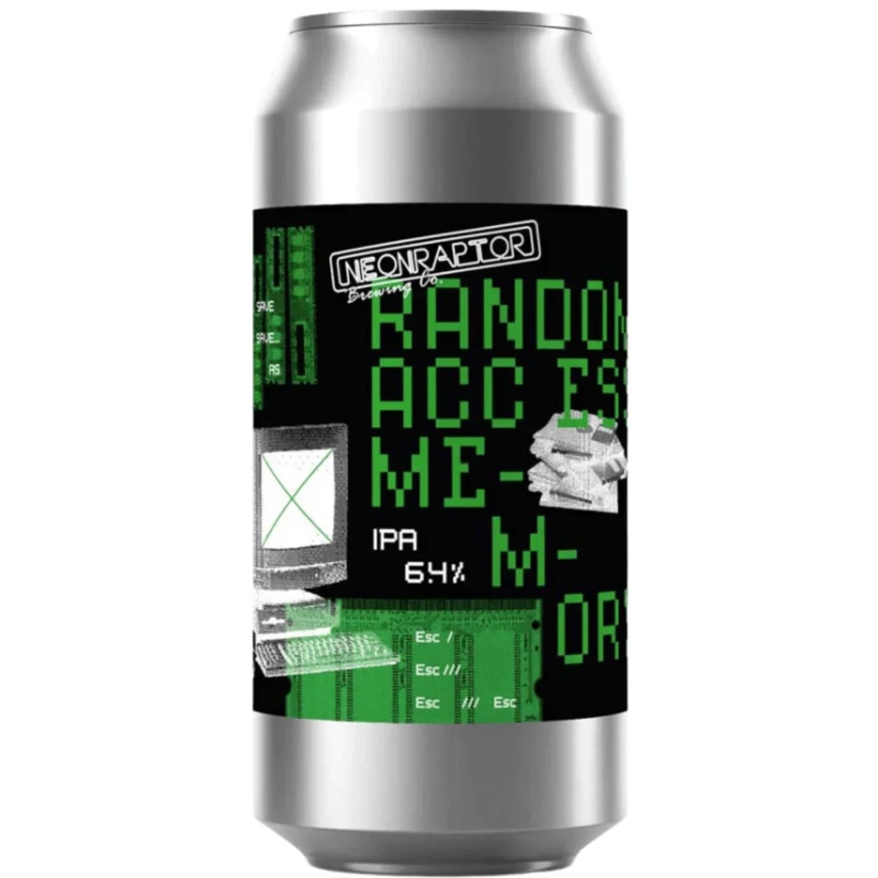 Neon Raptor Random Access Memory IPA 440ml (6.5%)