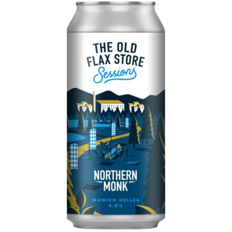 Northern Monk Old Flax Store Sessions Munich Helles Lager 440ml (4.5%)