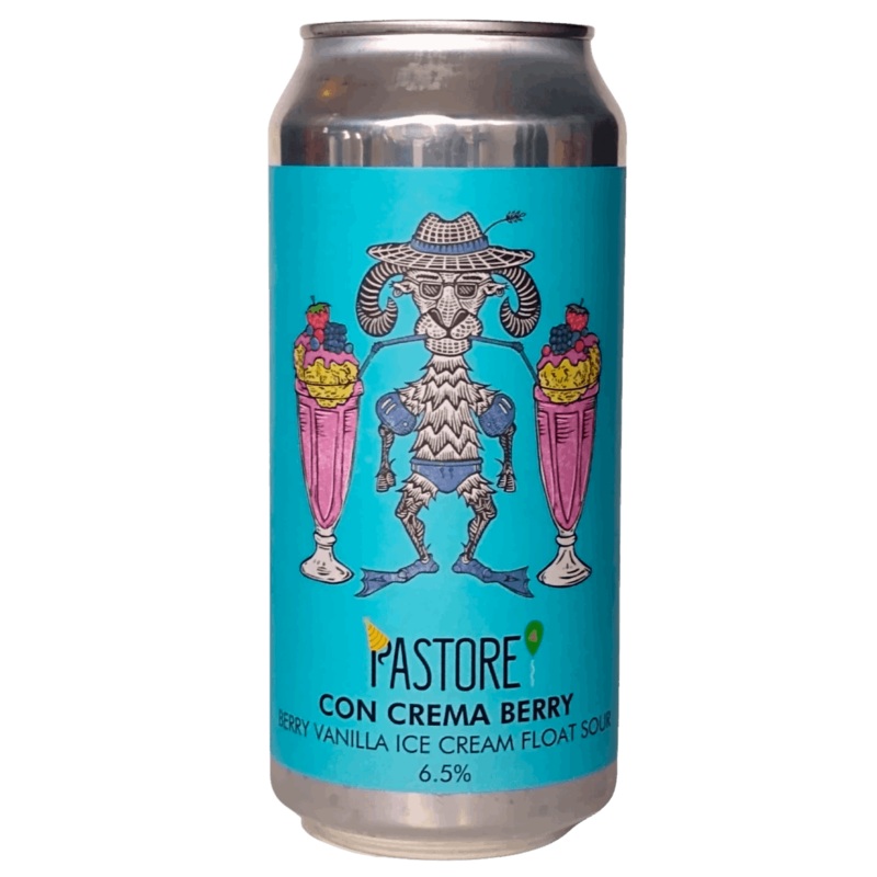 Pastore Con Crema Berry Vanilla Ice Cream Float Sour 440ml (6.5%)