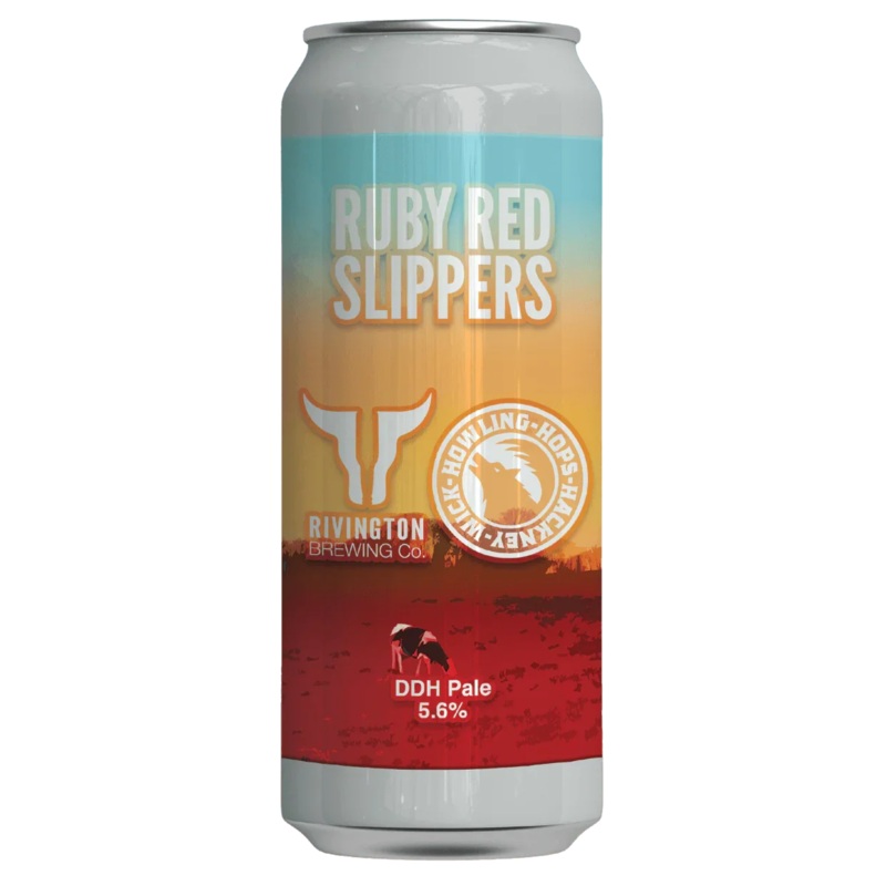 Rivington x Howling Hops Collab Ruby Red Slippers DDH Pale Ale 500ml (5.6%)