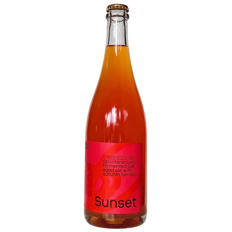 Terra Tempo Sunset Spontaneously fermented oak aged ale with Autumn Berries 750ml (4.8%)