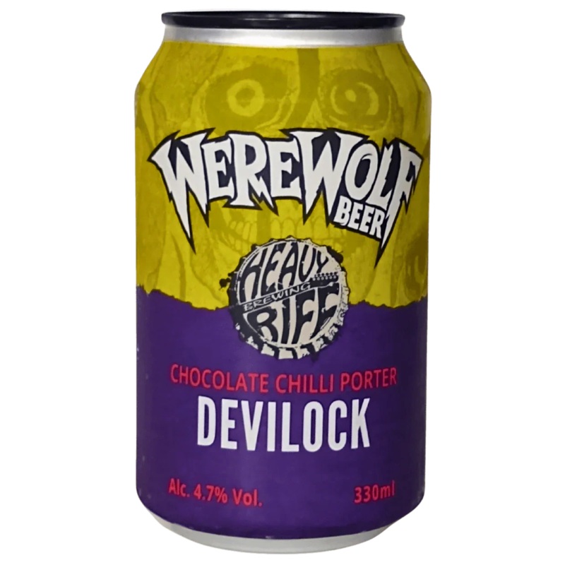 Werewolf x Heavy Riff Brewing Collab Devilock Chocolate Chilli Porter 330ml (4.7%)