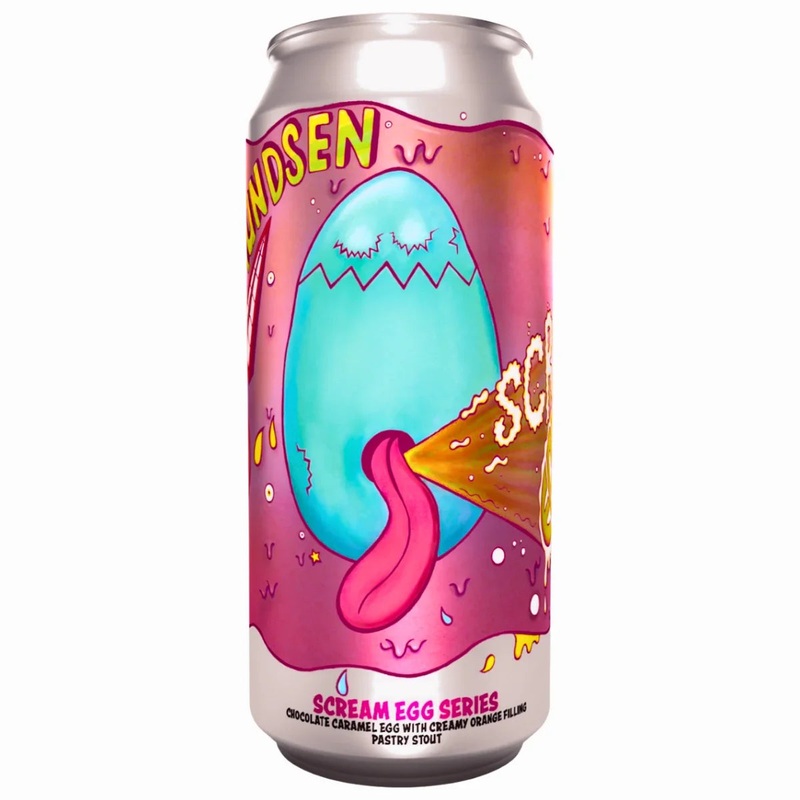 Amundsen Scream Egg – Chocolate Caramel Egg with Creamy Orange Filling Pastry Stout 440ml (7%)
