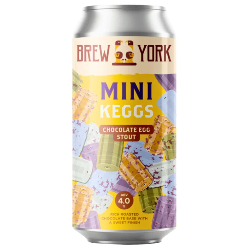 Brew York Mini Keggs Chocolate Egg Stout 440ml (4%)