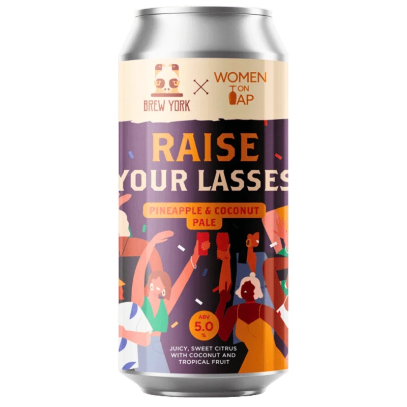 Brew York Raise Your Lasses Pineapple & Coconut Pale 440ml (5%)