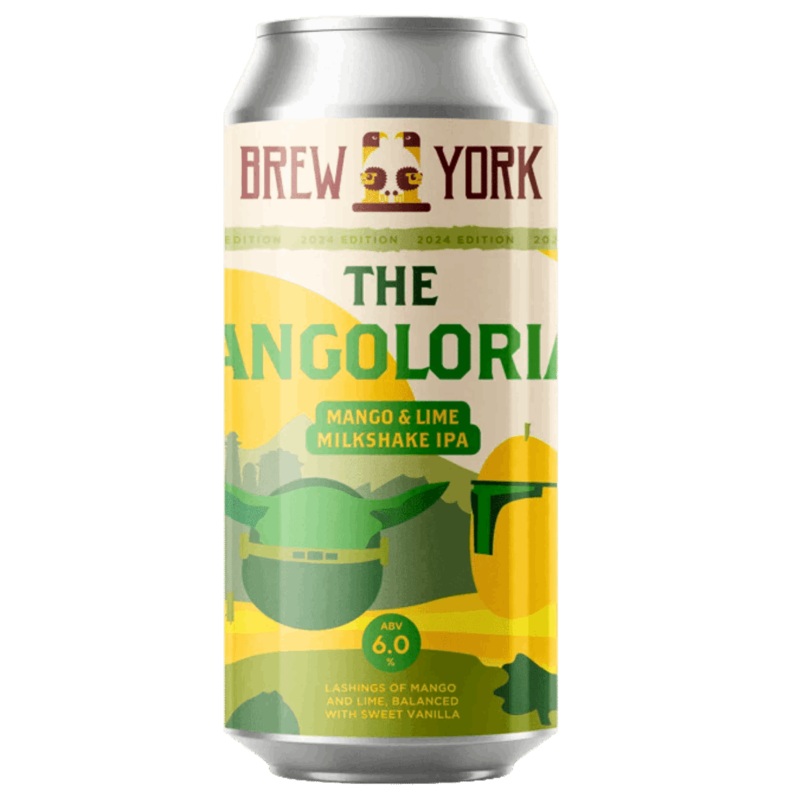 Brew York The Mangolorian Mango & Lime Milkshake IPA 2024 440ml (6%)
