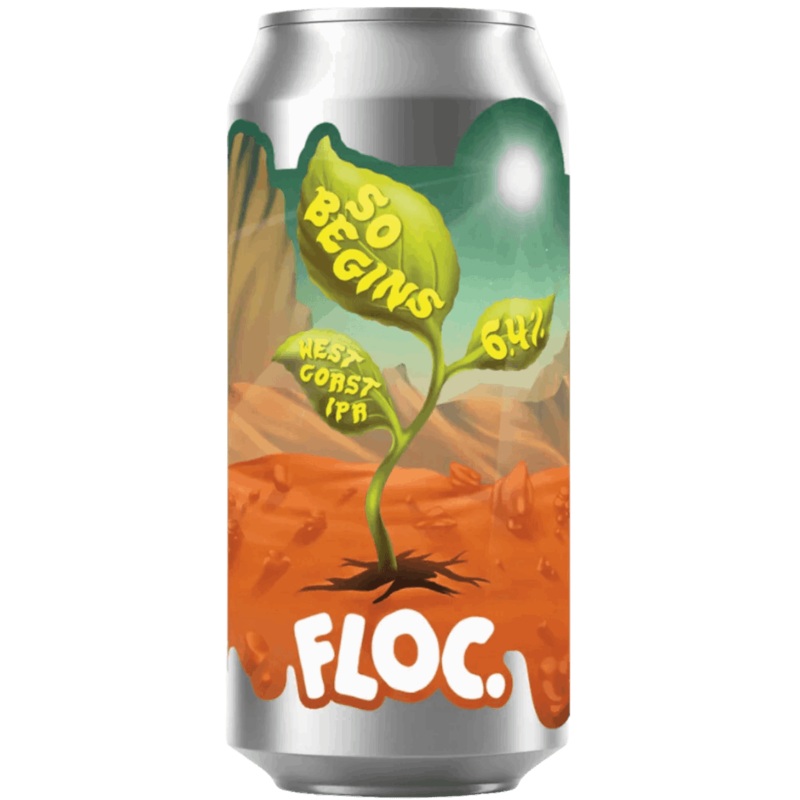 Floc So Begins Bright West Coast IPA 440ml (6.4%)