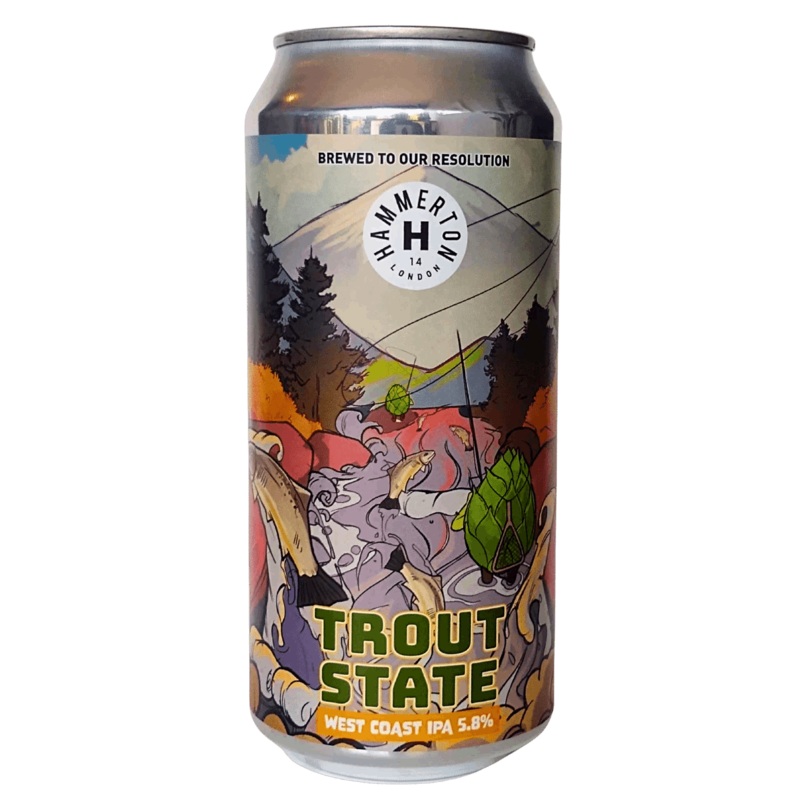 Hammerton Trout State West Coast IPA 440ml (5.8%)