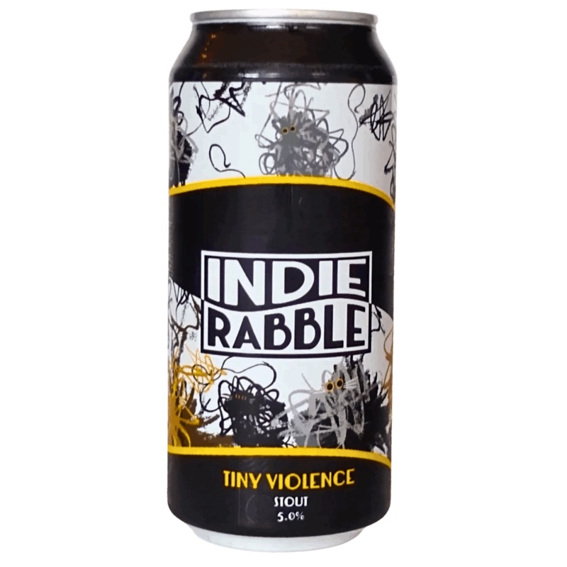 Indie Rabble Tiny Violence Stout 440ml (5%)