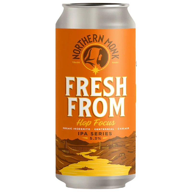 Northern Monk Fresh From Hop Focus IPA / Mosaic, Centennial & Cascade 440ml (5.3%)