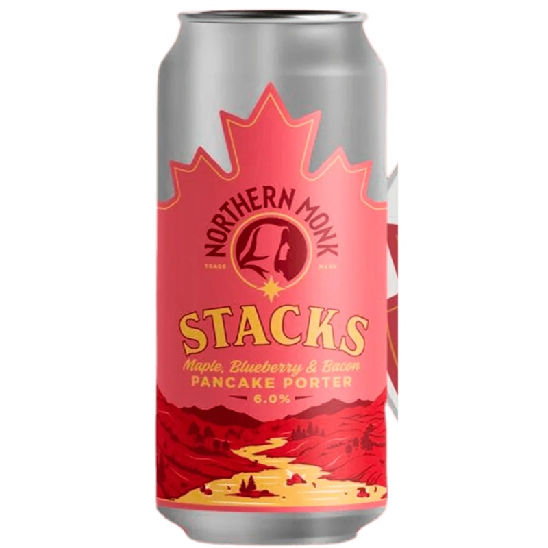 Northern Monk Stacks Maple & Bacon Pancake Stack Porter 440ml (6%)