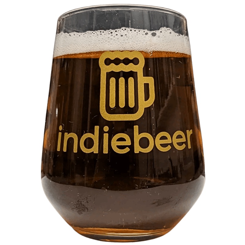 Official indiebeer glass – 2/3 Pints (Gold Logo)