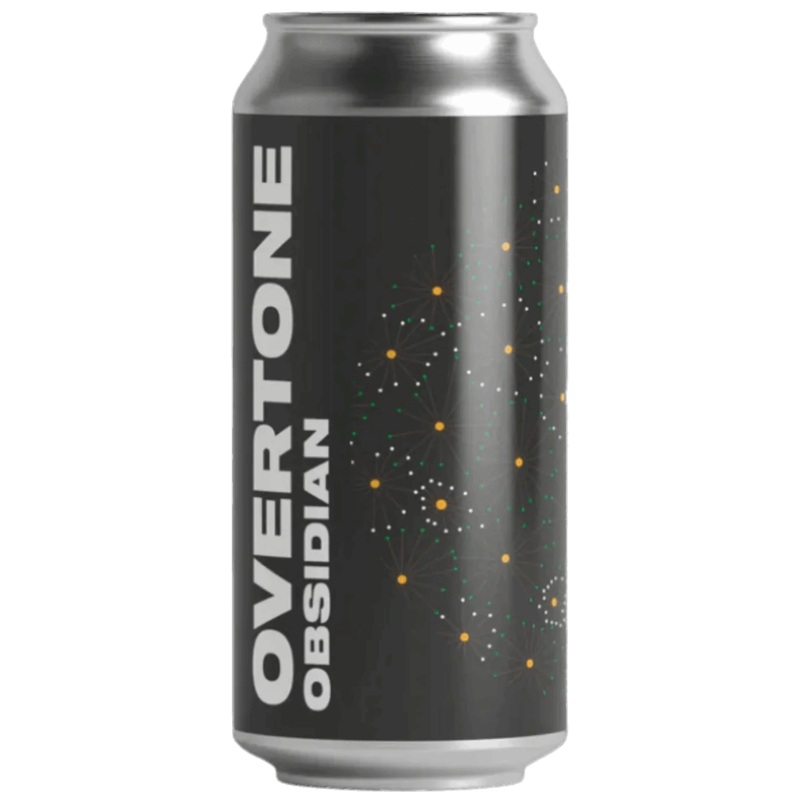 Overtone Obsidian Milk Stout 440ml (6.5%)