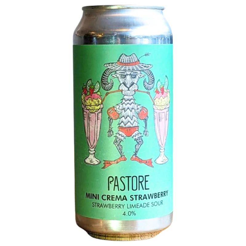 Pastore Mini Crema Strawberry Strawberry Limeade Sour 440ml (4%)