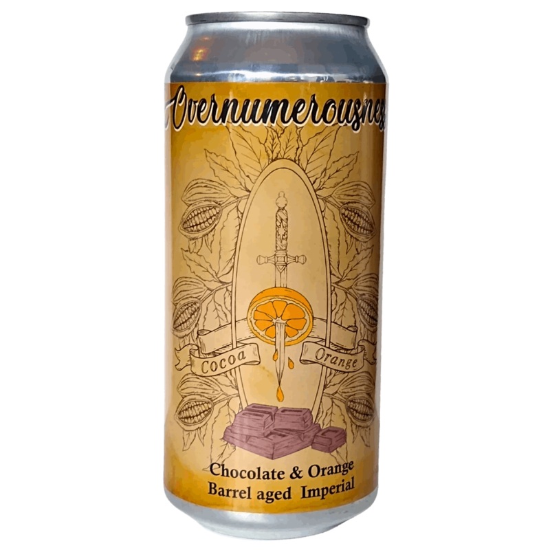 Sinnister Brew Overnumerousness Chocolate & Orange Barrel Aged Imperial Stout 440ml (11.5%)