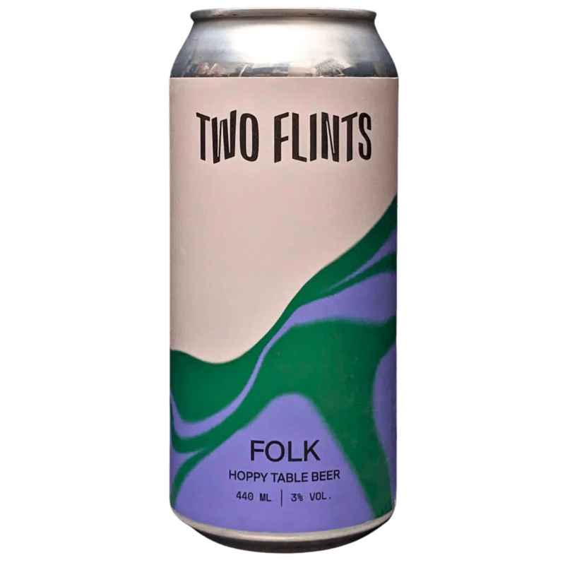 Two Flints Folk Hoppy Table Beer 440ml (3%)