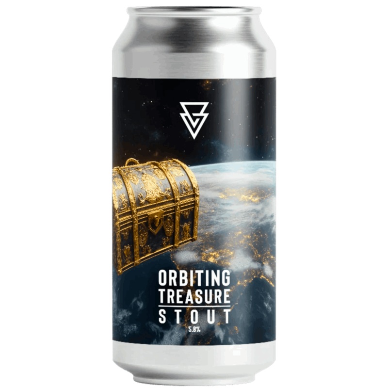 Azvex Orbiting Treasure Chocolate & Biscoffi Stout 440ml (5.8%)