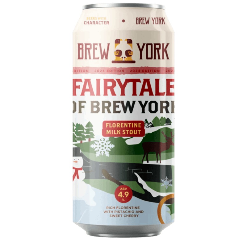 Brew York Fairytale Of Brew York 2024 Florentine Festive Milk Stout 440ml (4.9%)