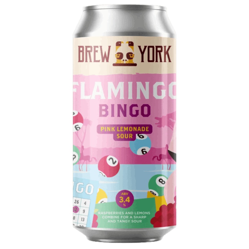 Brew York Flamingo Bingo Pink Lemonade Sour 440ml (3.4%)