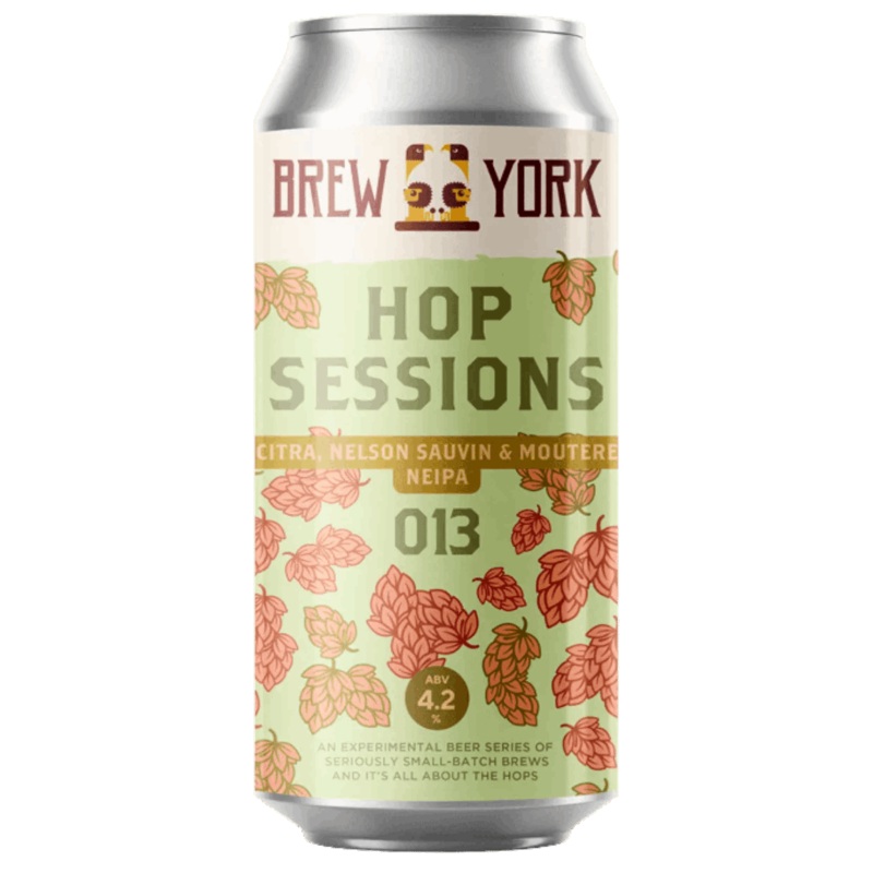 Brew York Hop Sessions 013 Citra, Nelson Sauvin & Moutere NEIPA 440ml (4.2%)