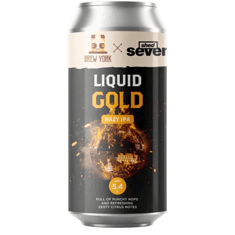 Brew York Liquid Gold Hazy IPA 440ml (5.4%)