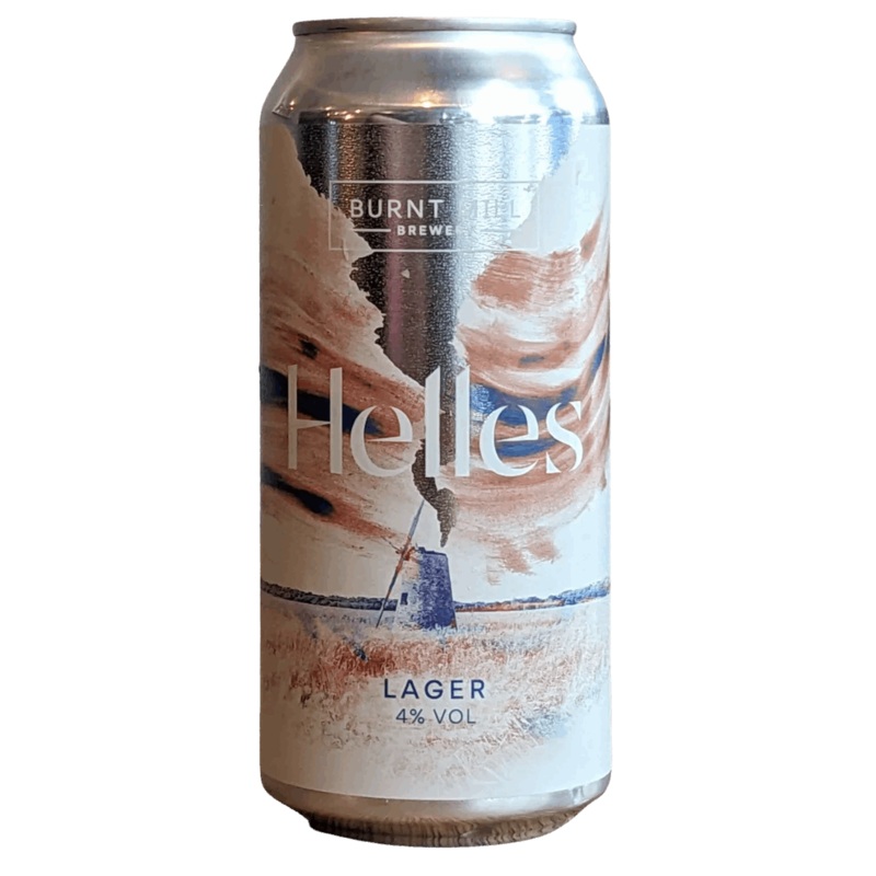 Burnt Mill Helles Lager 440ml (4%)