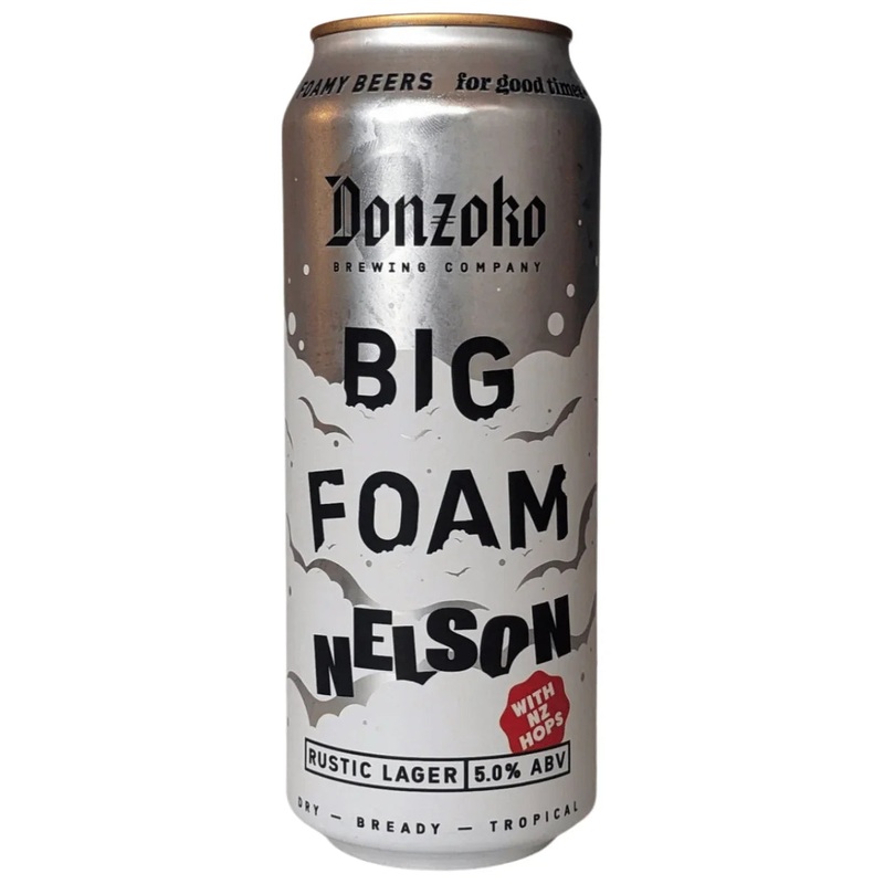Donzoko Big Foam Nelson Rustic Lager 500ml (5%)