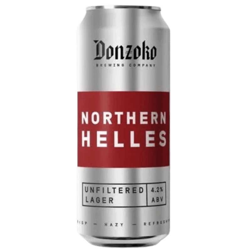 Donzoko Northern Helles Lager 500ml (4.2%)
