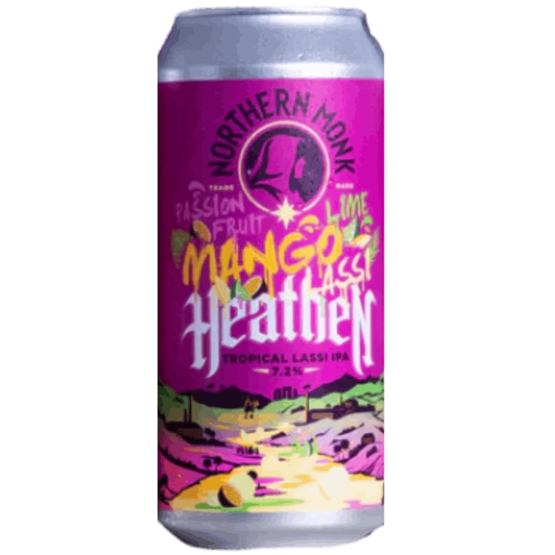 Northern Monk Passionfruit Mango Lime Lassi Heathen 2024 IPA 440ml (7.2%)