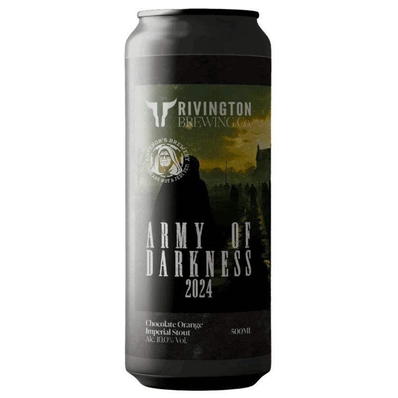 Rivington The Army Of Darkness 2024 (Emperors Collab) Chocolate Orange Imperial Stout 500ml (10%)