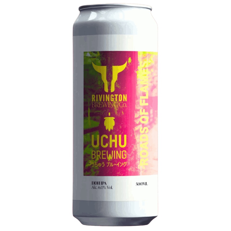 Rivington x Uchu Roads of Flames DDH IPA 500ml (6%)