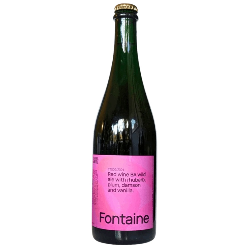 Terra Tempo Fontaine Red Wine BA Wild Ale with Rhubarb, Plum, Damson and Vanilla 750ml (7%)