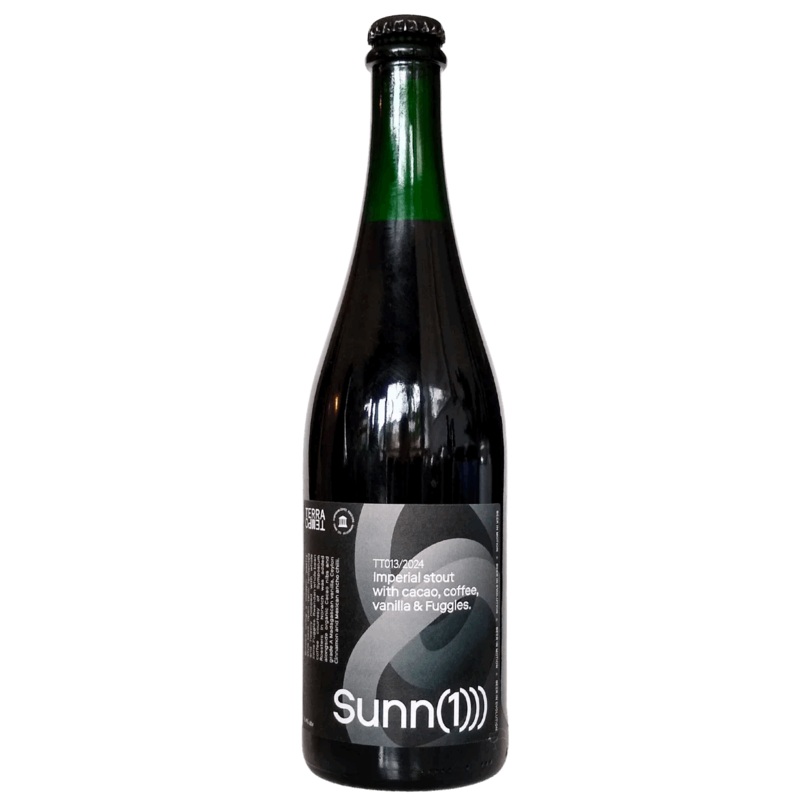 Terra Tempo Sunn (1))) Imperial Stout with Cacao, Coffee, Vanilla and Fuggles 750ml (8.4%)