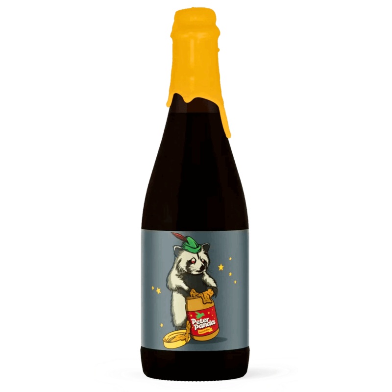 Tripping Animals Peter Panda Barrel Aged Imperial Stout with Peanut Butter, Marshmallow, Cacao, and Vanilla 500ml (14%)