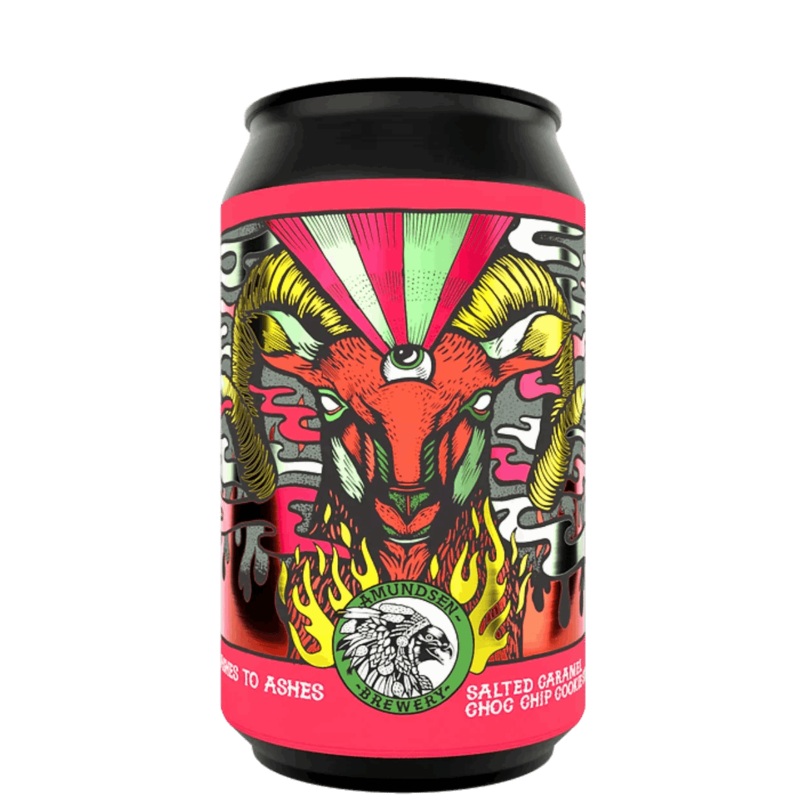 Amundsen Ashes to Ashes Salted Caramel Choc Chp Cookie Stout 330ml (10.5%)
