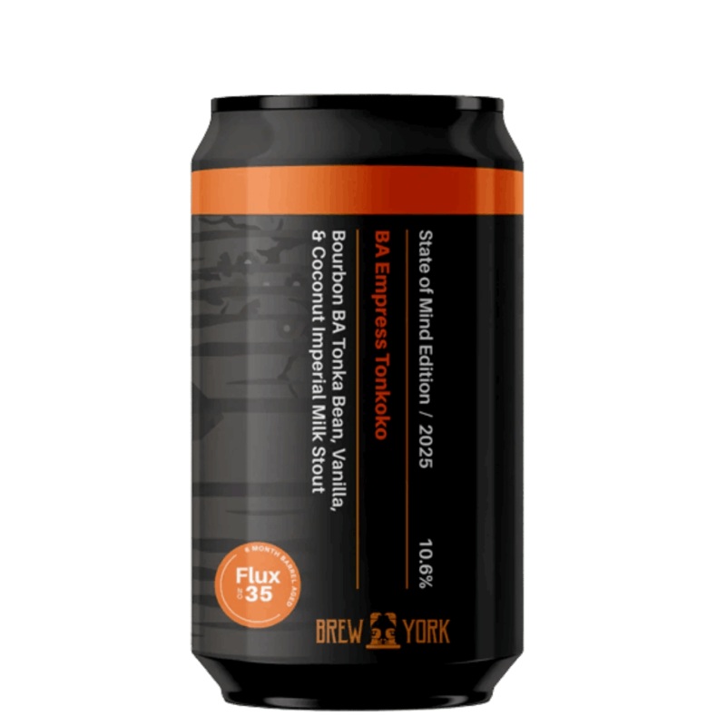 Brew York Bourbon BA Empress Tonkoko 2025 Imperial Milk Stout 330ml (10.6%)