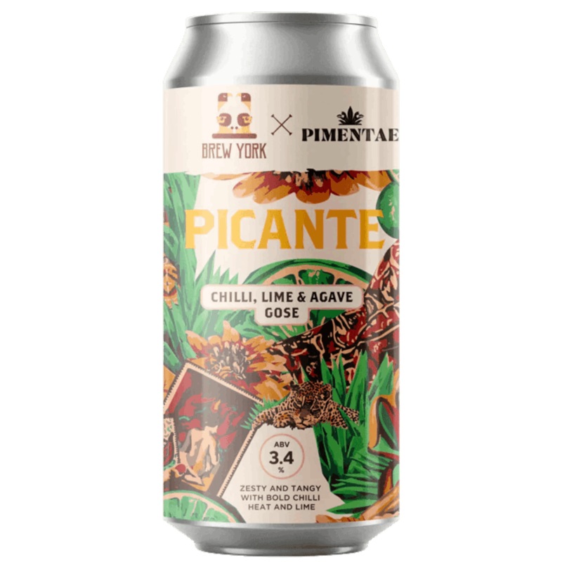 Brew York Picante Chilli, Lime & Agave Gose Sour 440ml (3.4%)