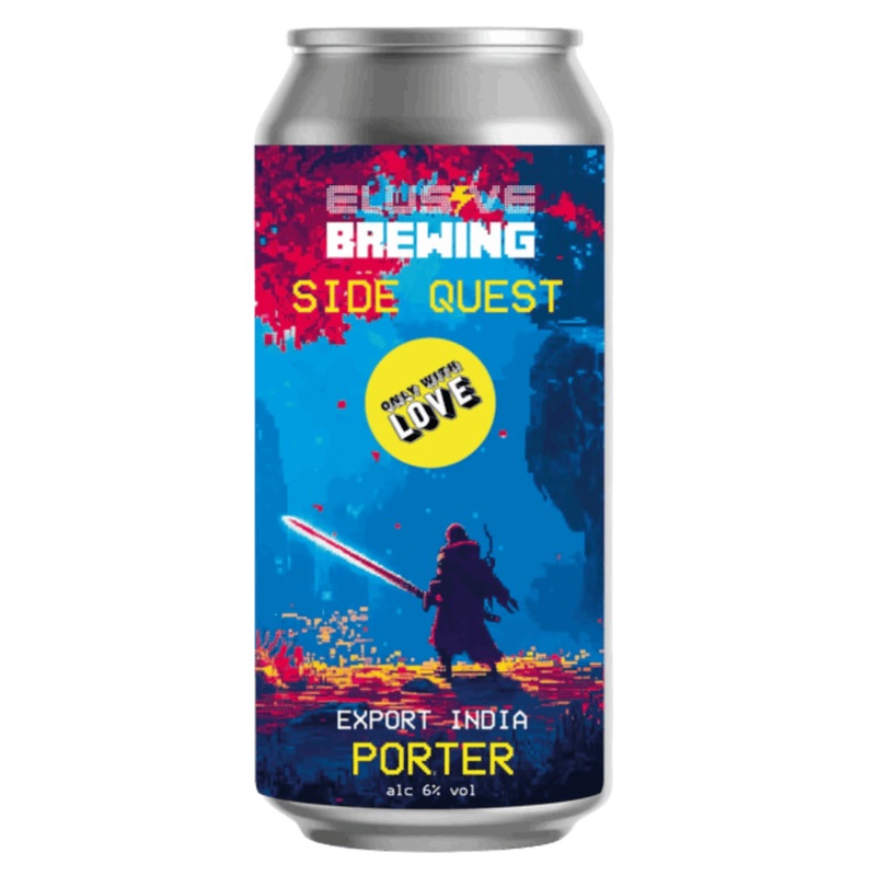 Elusive (Near B.B.E date) Side Quest Porter 440ml (3.8%)