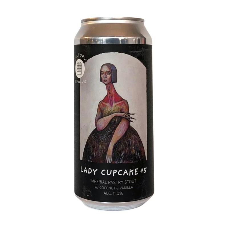 Factory Brewing Lady Cupcake #5 Imperial Pastry Stout with Coconut & Vanilla 440ml (11%)