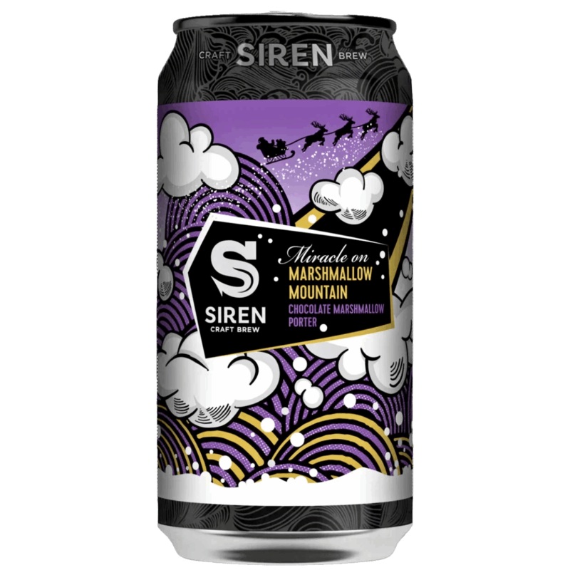 Siren Miracle on Marshmallow Mountain Porter 440ml (5.1%)