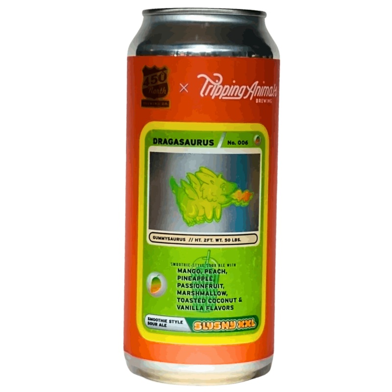 450 North Brewing Dragasaurus XXL x Tripping Animals Collab Smoothie Sour 473ml (5%)