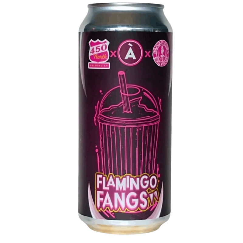 450 North Brewing Flamingo Fangs XL x  La Cart & Invasive Species Collab Smoothie Sour 473ml (4.5%)