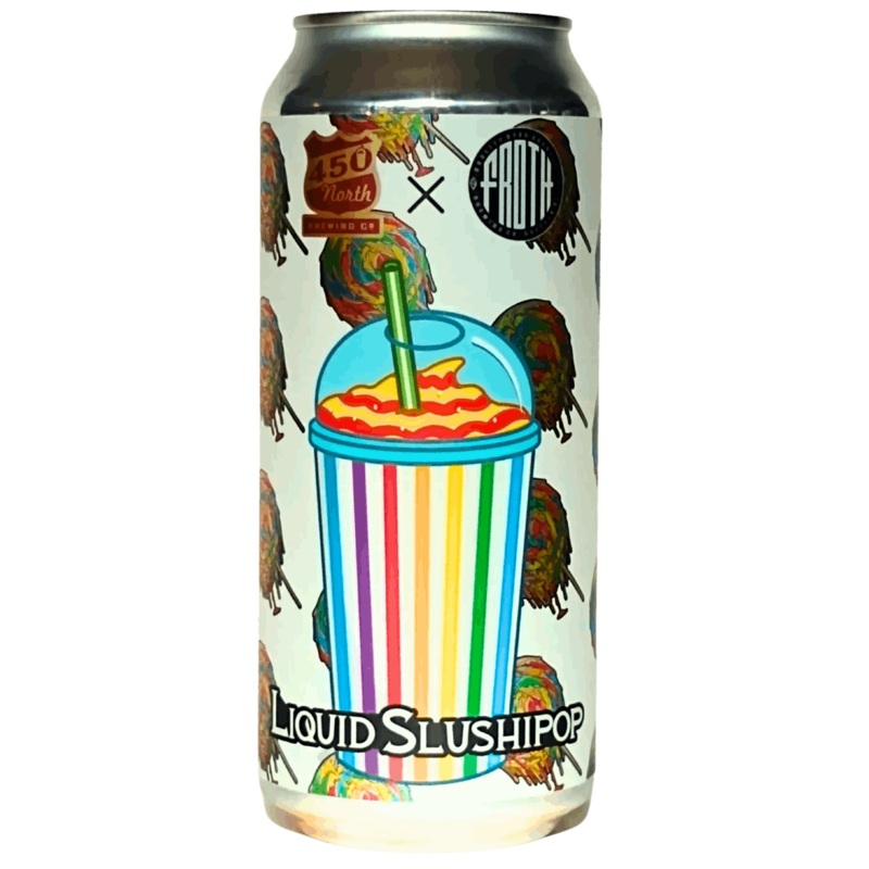 450 North Brewing SLUSHY Lite Liquid Slushipop x Froth Brewing Collab Smoothie Sour 473ml (5.3%)